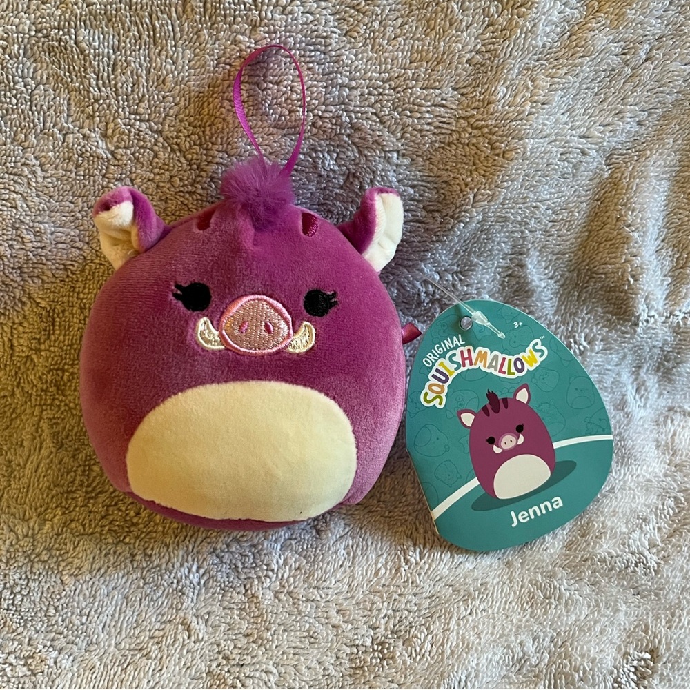 Squishmallows Pink Boar Plush “Jenna”